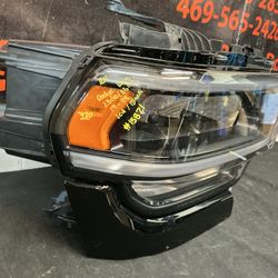 DODGE RAM 2500/3500 LH HEADLIGHT 2019-2024 LED BLACK OEM 