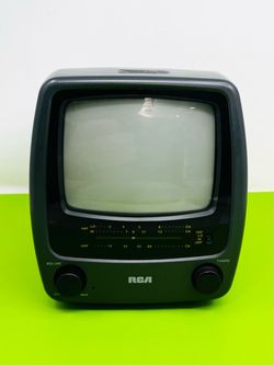 Retro TV Analog RCA 16-3000 Portable 5” Black And White CRT TV WORKING