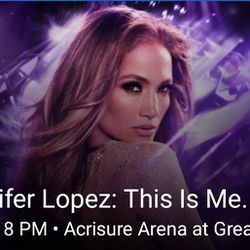 Tickets To JLo Jennifer Lopez This Is Me Live Tour 7/19 Acrisure Arena Palm Desert 