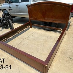 Real Wood King Bed Frame