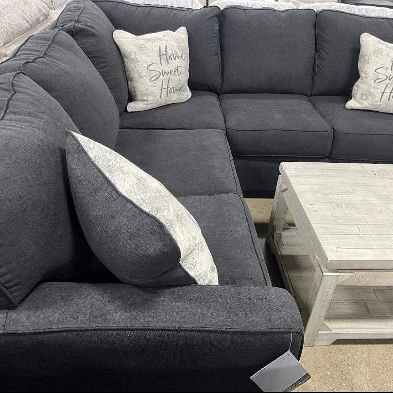 Lucina Charcoal Sectionals Sofas Couchs With İnterest Free Payment Options 