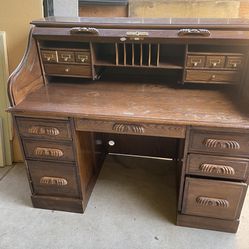 mueble, escritorio antiguo 