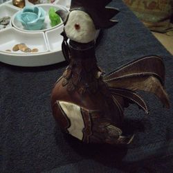 Whiskey Decanter Leather And Cow Hide