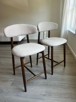 Set of 2 bar stools