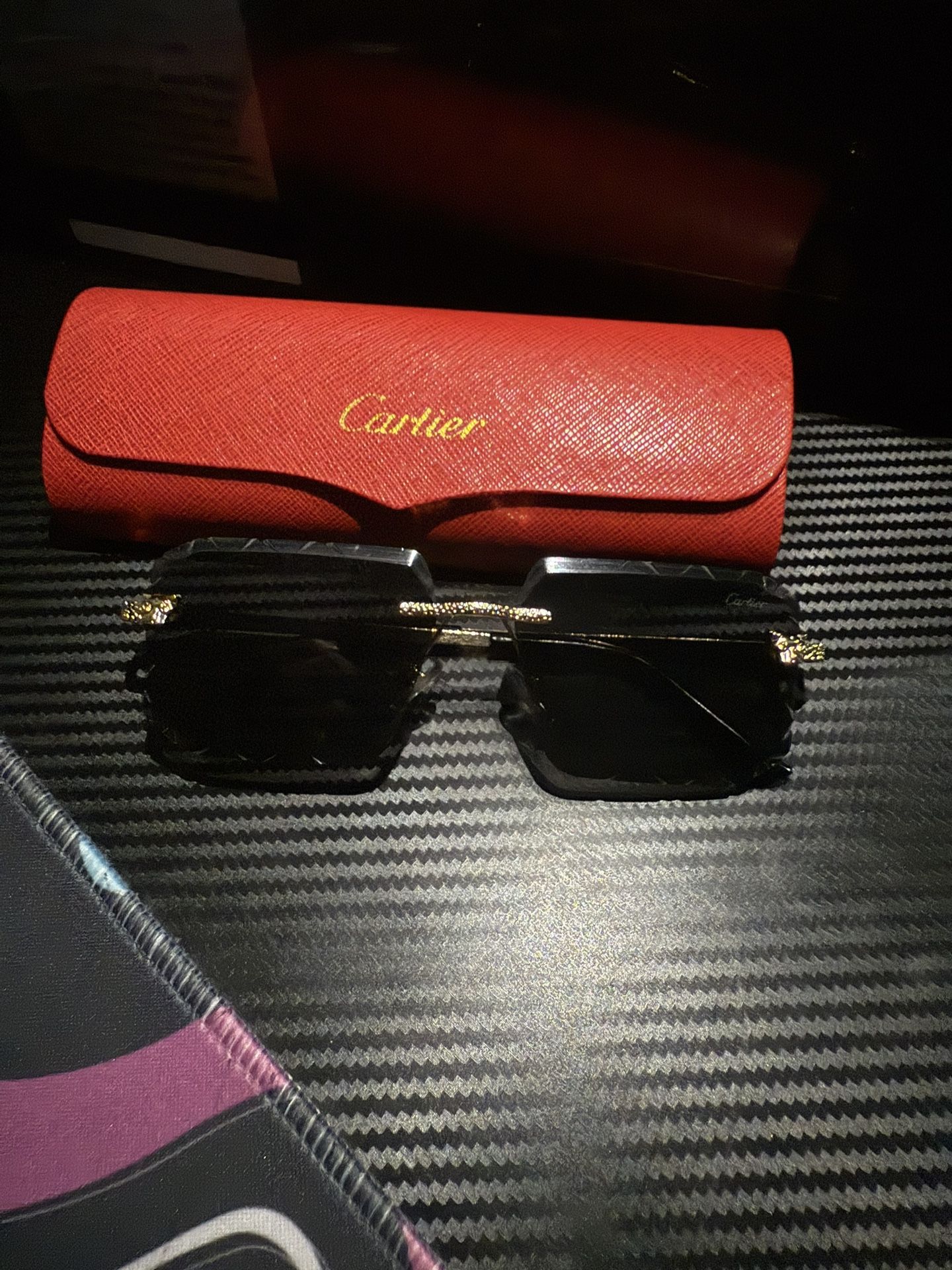 Cartier Black Sunglasses