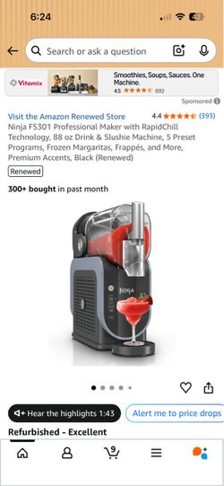 Ninja FS301 Slushie & Frozen Drink Machine