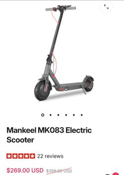 Electric scooter fast