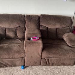 Recliners Sofa  Set With Love Seat 