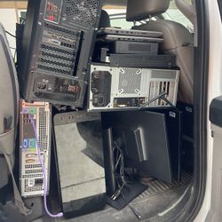 Hard drives, Monitors, All Must Go In Bulk Best Offer 