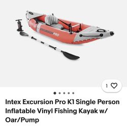 Used Once , Great Kayak 