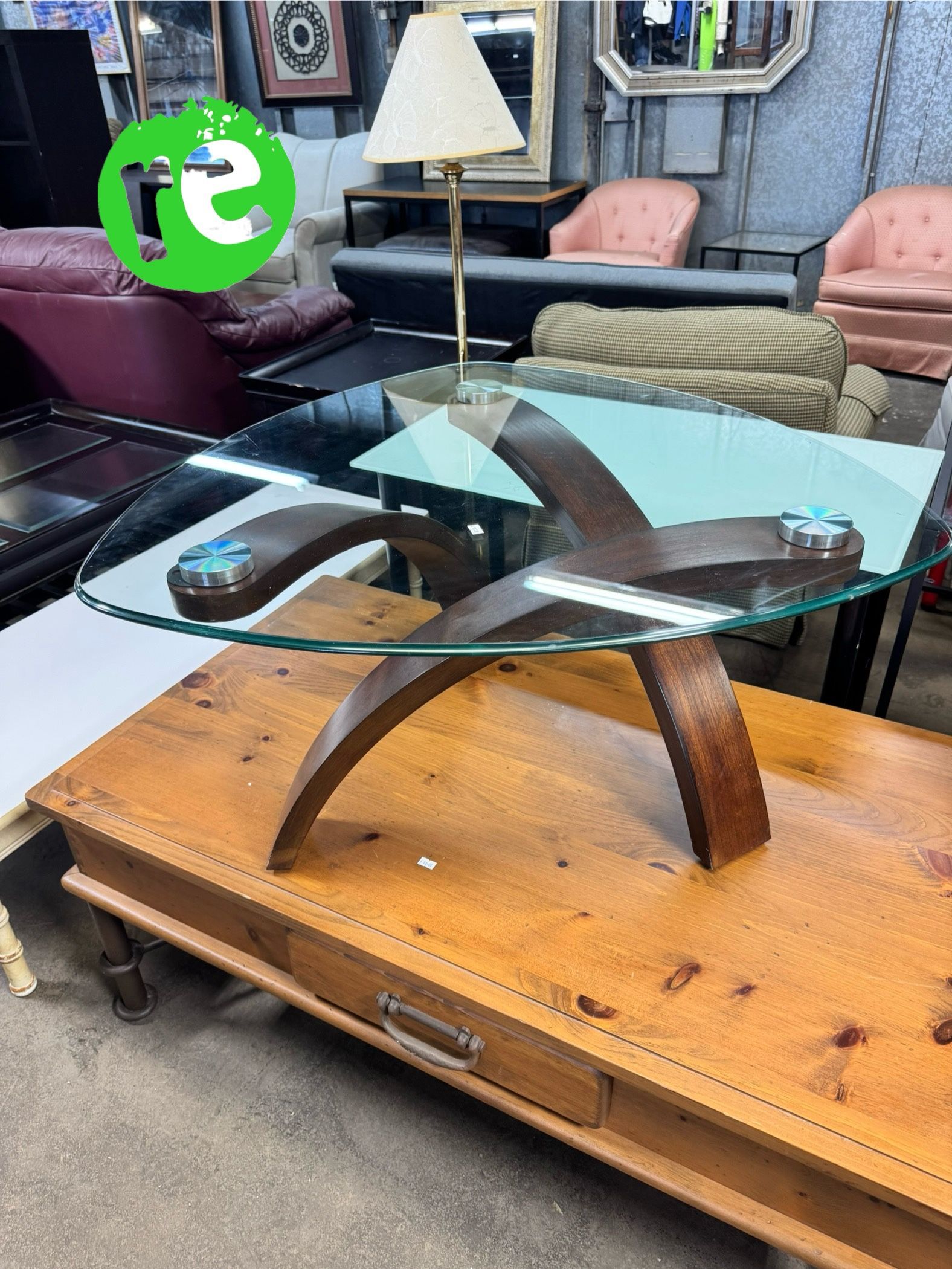 Allure Glass Coffee Table