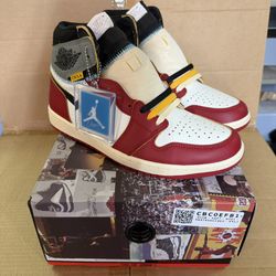 Air Jordan 1 Retro High OG SP- Union LA Chicago Shadow- Size 8.5M/10W