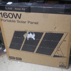 EcoFlow 160W Portable Solar Panel for Power Station IP68 25% Conversion Rate. new. open box. 