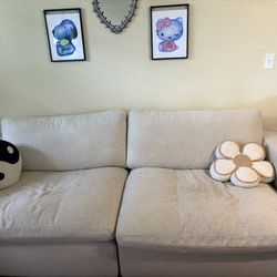 white couch 