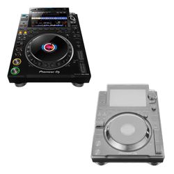 Pioneer DJ CDJ3000 Multi-Media Player DJ Package with  Cover