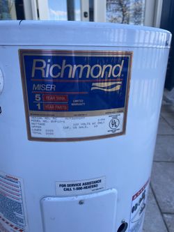 Richmond Electric Water Heater for Sale in Seattle, WA - OfferUp