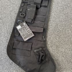 TACTICAL CHRISTMAS STOCKING - BLACK