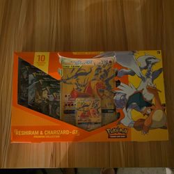 Charizard Reshiram GX Team Up Collection