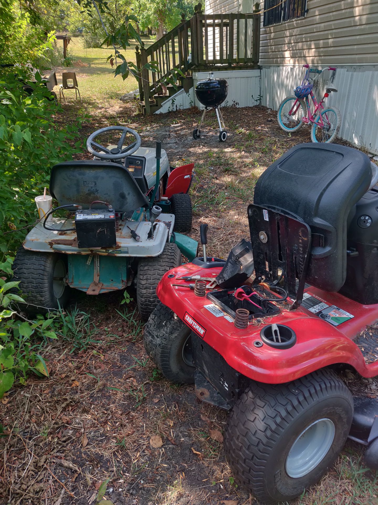 2 lawn tractor