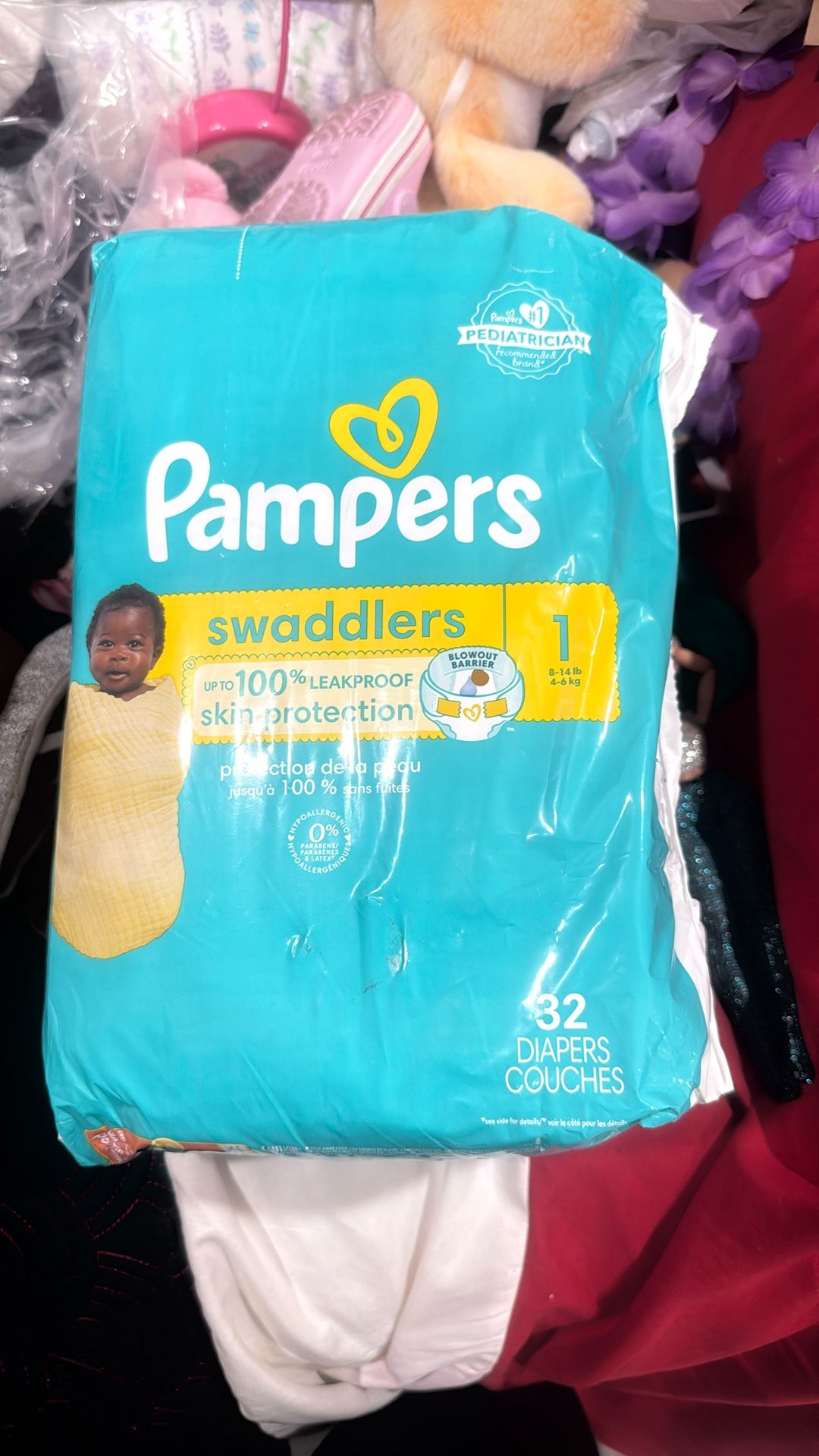 Pampers Swaddlers Size 1 Count 32