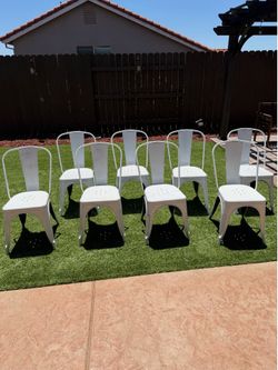 Metal patio chair