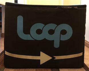 Loop Large Reusable Grocery Delivery Tote Box 21” x 15.5’ x 15.5”