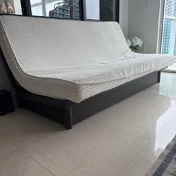Japanese futon sofa bed with storage
