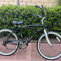 Micargi Custom 26” 6-Speed Beach Cruiser