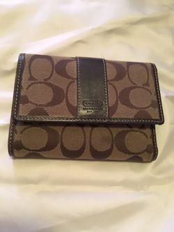 Woman's coach wallet