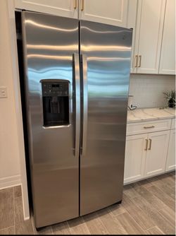 Stainless Steel Side-by-Side Refrigerator