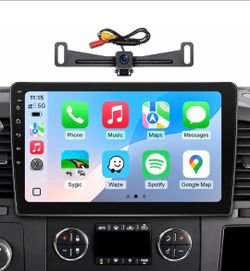 Car Stereo Radio for Chevy Silverado 2007-2013 with Wireless CarPlay
Android 15 2+64G 10‘’ Touch Screen Radio with WiFi GPS Bluetooth FM Backup Camera