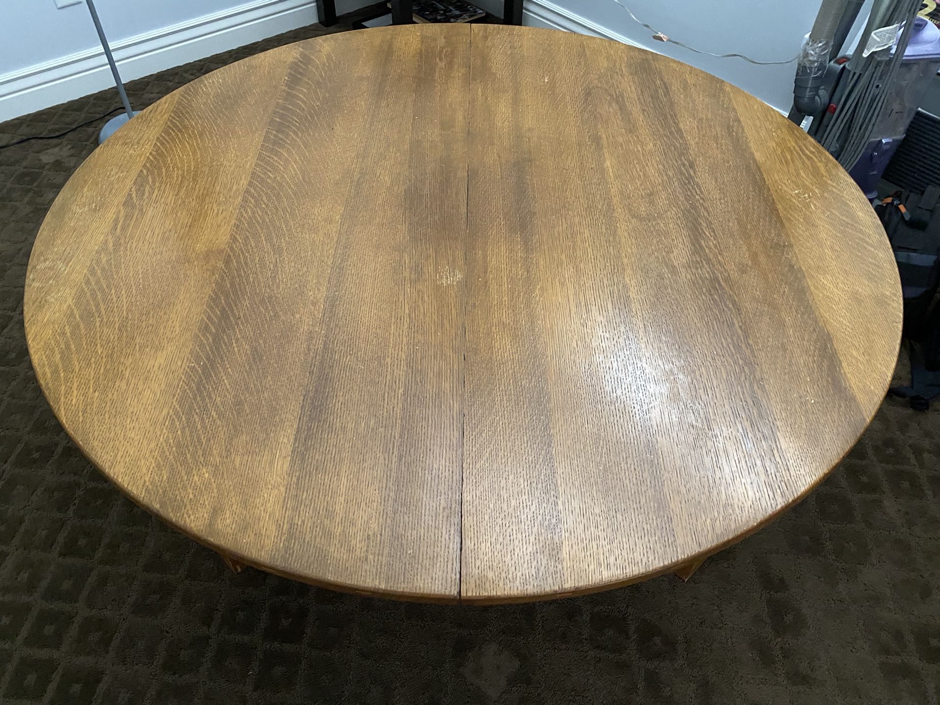 Large Round Coffee Table