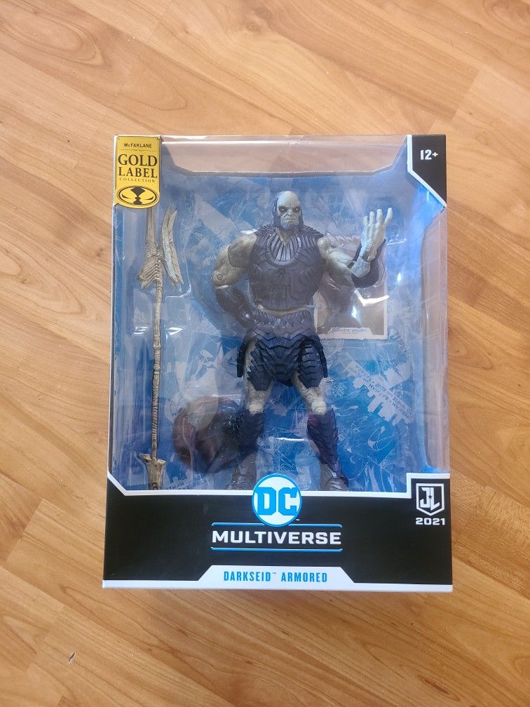 GOOD LABEL DARKSEID ARMORED ACTION FIGURE SDCC EXCLUSIVE