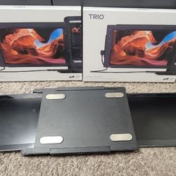 Two Mobile Pixels TRIO Portable Moniters