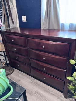 EMILY DRESSER 8 DRAWERS DARK CHERRY