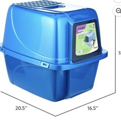 Brand new unused! 
Van Ness Products Pureness Covered Cat Litter Box, Extra-Giant, 1 Box:
Ideal for multiple or large cat households
Odor control