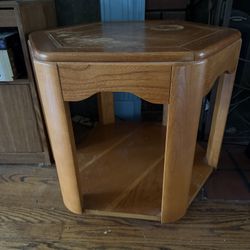 Wooden End Table