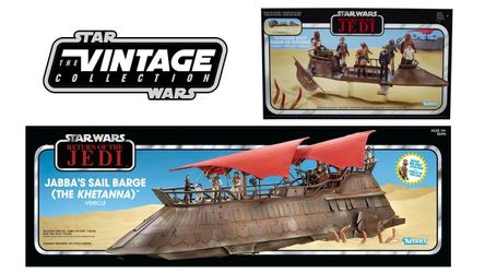Star Wars HasLab Jabba’s Sail Barge + Skiffs & Figures Bundle