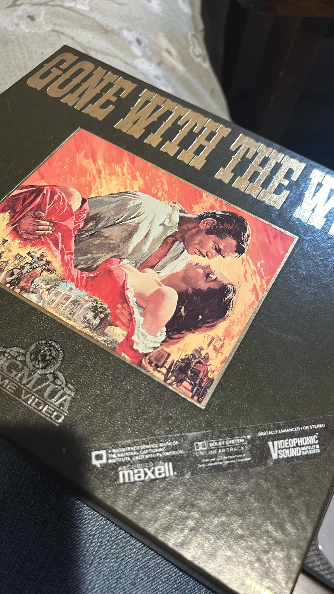 Vintage Gone With The Wind VHS Tape