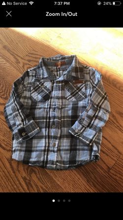 7 for all mankind button up size 2 T boys