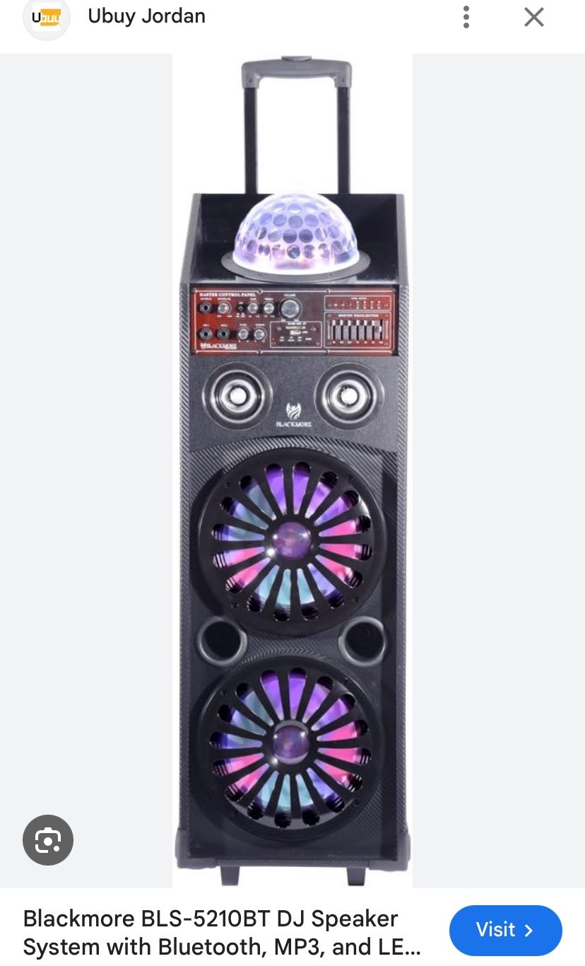 Blackmore Stereo Speaker Portable 40”h