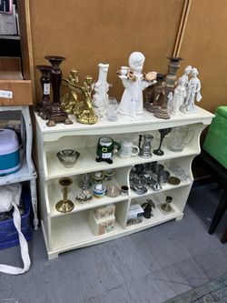 White shelf