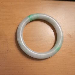 Jade Bangle Bracelet Carved For good luck Women's- Antique
