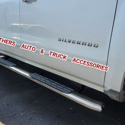 Running Board Chrome Side Step Estribos Cromados Trifold Tapas para Trocas