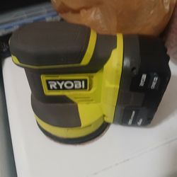 Ryobi Palm Sander With 18v Lithium Battery