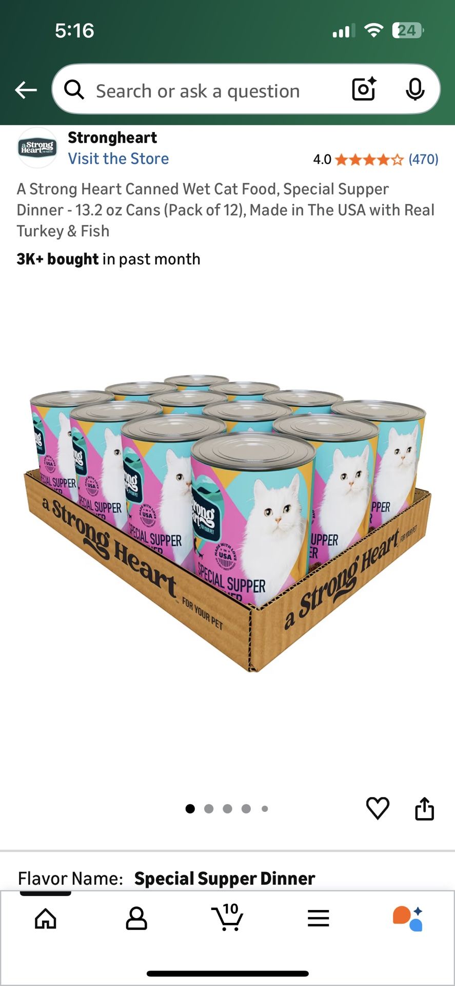 12 Pack Of Wet Cat Food