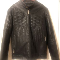 Women’s American Breed Black Leather Jacket Size Small 