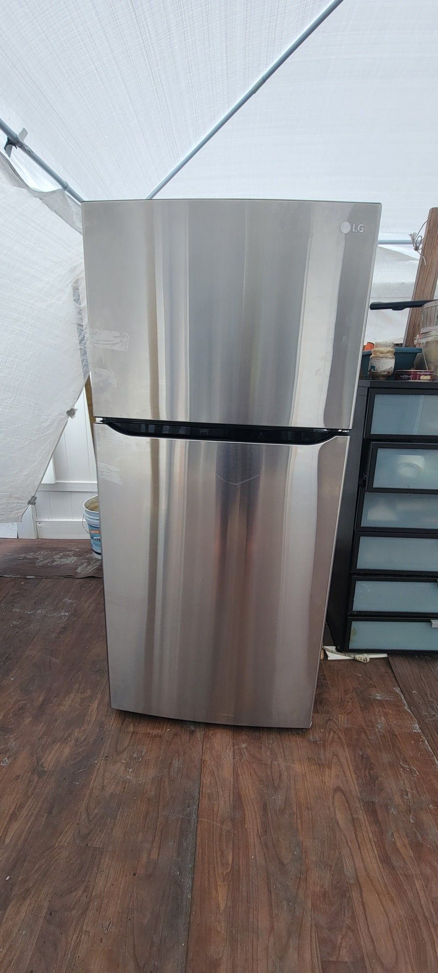 LG Top Stainless Steel Freezer 30"by66