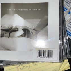 Taylor Swift, The Torture Poets, Department Signed Cd