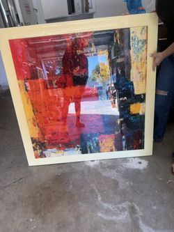 Acrylic & Canvas Wall Art .  44x44 El Dorado 